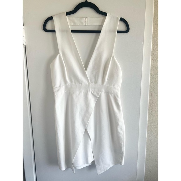 NWT Finders Keepers Basic Instinct Dress | Backless Plunge V Neck Fitted Mini - Picture 5 of 8